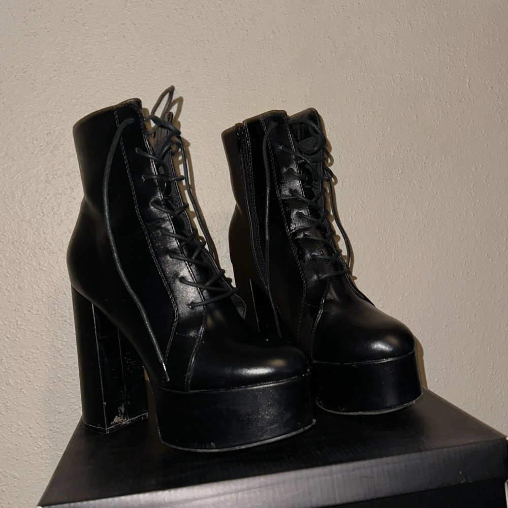 Black boots